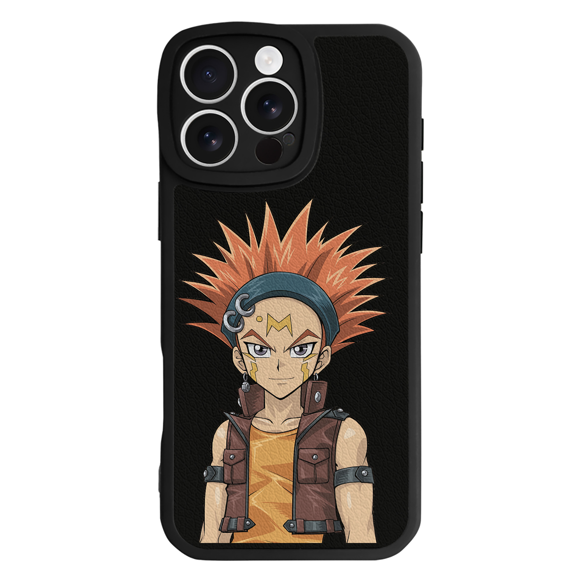 遊☆戯☆王 Yu-Gi-Oh! 【iPhone 16シリーズ対応】シリコンスマホケース（レザー調） 材質：シリコン